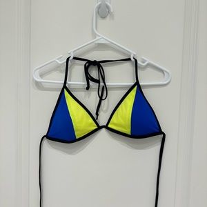VS Pink triangle bikini top